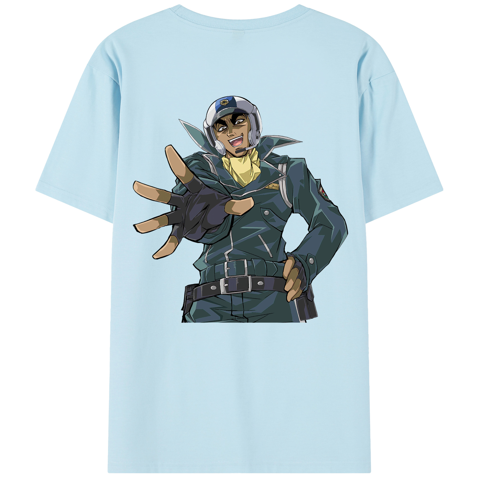 （画像用） 遊☆戯☆王 Yu-Gi-Oh! 綿100％半袖Tシャツ（背面プリント）